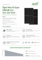 Jinko Tiger Neo 440W 54HL4R-(V) Solarmodul Monokristallin N-Type Blackframe