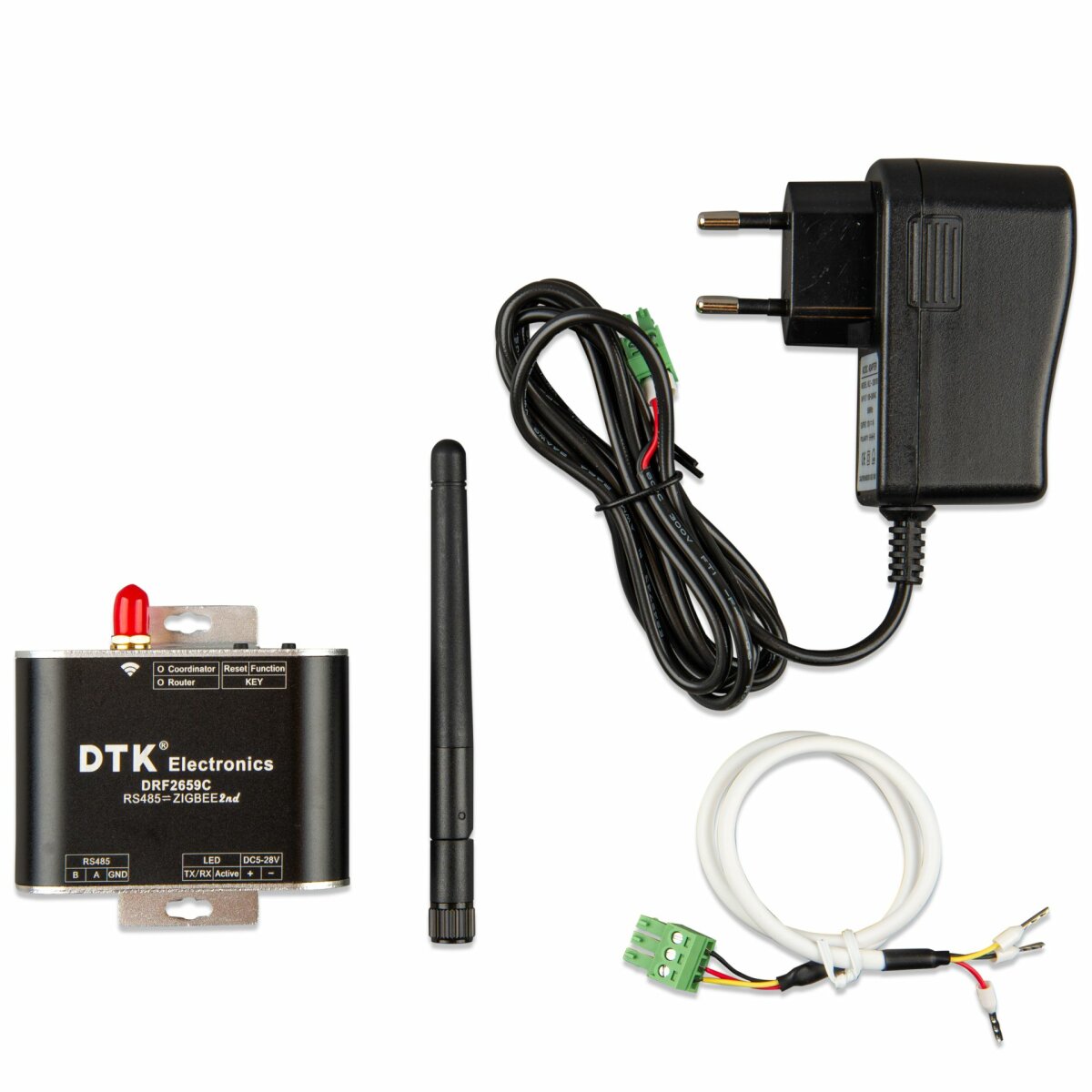 JZK USB Zu RS485 Konverter – 2 Adapter Für Windows/Linux, Plug & Play, 60x18x13 Mm