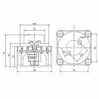 Batterietrennschalter 12V 24V 48V 275A M10 Schraubanschluss