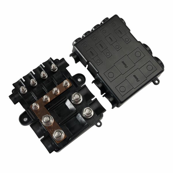 Sicherungshalter 2 x MEGA + 4 x MIDI inkl. Busbar